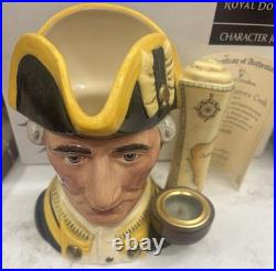 Royal Doulton Captain James Cook Character Jug D7077 LE Mint