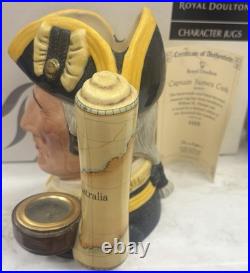 Royal Doulton Captain James Cook Character Jug D7077 LE Mint
