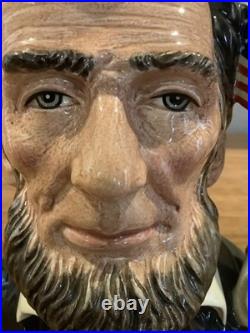 Royal Doulton Character Jug Abraham Lincoln D6936 Large 1992 Limited Edition