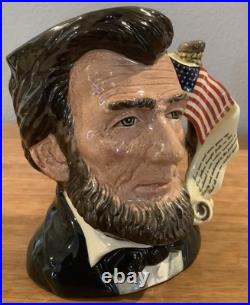 Royal Doulton Character Jug Abraham Lincoln D6936 Large 1992 Limited Edition