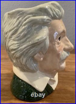 Royal Doulton Character Jug Albert Einstein D7023 Large size 1995 Royal Doulton Character Jug Albert Einstein D7023 Large size 1995