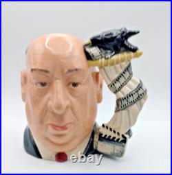 Royal Doulton Character Jug Alfred Hitchcock Size Large Box Included