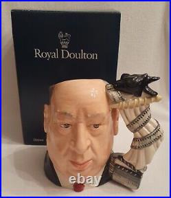 Royal Doulton Character Jug Alfred Hitchcock Size Large In Original Box