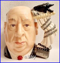 Royal Doulton Character Jug Alfred Hitchcock Size Large In Original Box