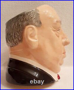 Royal Doulton Character Jug Alfred Hitchcock Size Large In Original Box