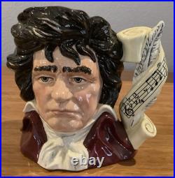 Royal Doulton Character Jug Beethoven D7021 Large 1995