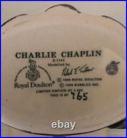 Royal Doulton Character Jug CHARLIE CHAPLIN D7145 (with COA)