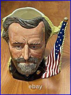 Royal Doulton Character Jug (CJL) Ulysses S. Grant / Robert E. Lee D6698 #'d