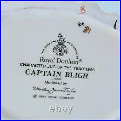 Royal Doulton Character Jug Captain Bligh D6967 Large Mug Toby w COA. PO RD4-3