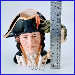 Royal Doulton Character Jug Captain Bligh D6967 Large Mug Toby w COA. PO RD4-3