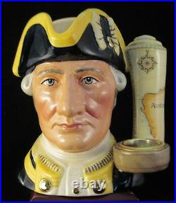 Royal Doulton Character Jug Captain James Cook D7077