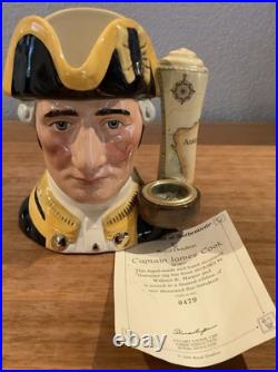 Royal Doulton Character Jug Captain James Cook D7077 Large Size 1996 Limited Ed