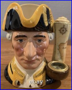 Royal Doulton Character Jug Captain James Cook D7077 Large Size 1996 Limited Ed