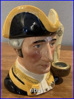 Royal Doulton Character Jug Captain James Cook D7077 Large Size 1996 Limited Ed
