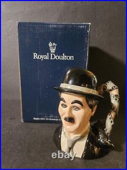 Royal Doulton Character Jug Charlie Chaplin Ltd Edition 622/3500 D7145 Exc