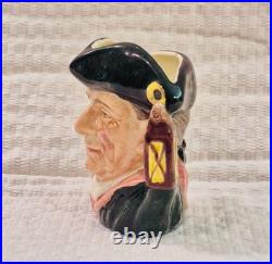 Royal Doulton Character Jug Collection 6 Pieces Williamsburg Series Pair