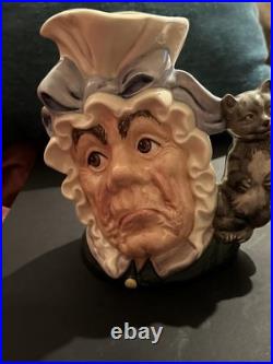 Royal Doulton Character Jug Cook and The Cheshire Cat D6842 Rare LG Toby