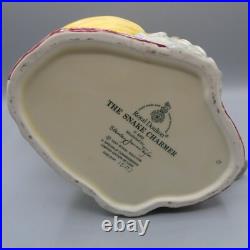 Royal Doulton Character Jug D6912 The Snake Charmer Excellent Condition + COA