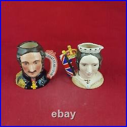 Royal Doulton Character Jug D7073 D7072 Prince Albert & Queen Victoria 7508 RD