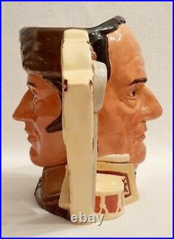 Royal Doulton Character Jug Davy Crockett/Antonio Lopez de Santa Anna