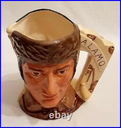 Royal Doulton Character Jug Davy Crockett/Antonio Lopez de Santa Anna