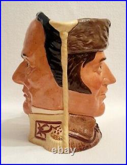 Royal Doulton Character Jug Davy Crockett/Antonio Lopez de Santa Anna