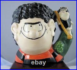 Royal Doulton Character Jug Dennis and Gnasher D7033 Backstamp B