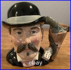 Royal Doulton Character Jug Doc Holliday D6731 Mid-size 1984 Wild West Collectio