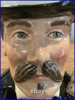 Royal Doulton Character Jug Doc Holliday D6731 Mid-size 1984 Wild West Collectio