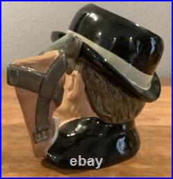 Royal Doulton Character Jug Doc Holliday D6731 Mid-size 1984 Wild West Collectio