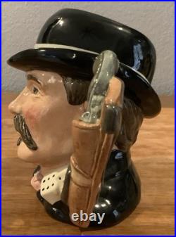 Royal Doulton Character Jug Doc Holliday D6731 Mid-size 1984 Wild West Collectio