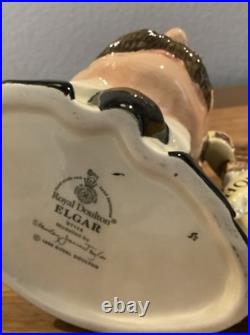 Royal Doulton Character Jug Elgar D7118 Large 1998-Rare