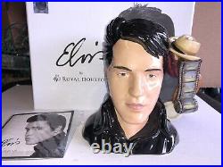 Royal Doulton Character Jug Elvis Stand Up EP5 Mint In Box Old store Stock