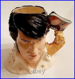 Royal Doulton Character Jug Elvis Vegas Size Large #EP6 New In Box