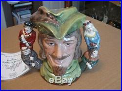 Royal Doulton Character Jug Entitled Robin Hood, Style 3, D6998, Double Handle