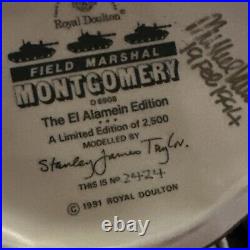Royal Doulton Character Jug Field Marshall Montgomery D6908 Number 2424/2500