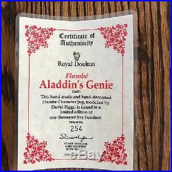 Royal Doulton Character Jug-Flambe-Aladdin's Genie #254/1500 -RARE