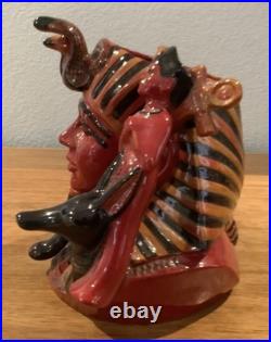 Royal Doulton Character Jug Flambé The Pharaoh D7028 Large Limited Edition