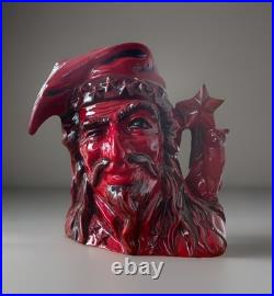 Royal Doulton Character Jug Flambé The Wizard D7239 Large Limited Edition-Rare