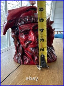 Royal Doulton Character Jug Flambé The Wizard D7239 Large Limited Edition-Rare