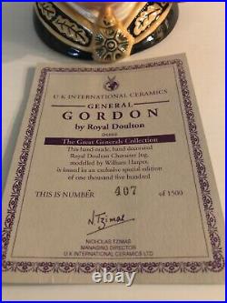 Royal Doulton Character Jug GENERAL GORDON 6869 with COA (Ltd. Ed. 1500)