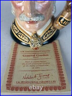 Royal Doulton Character Jug GENERAL GORDON D6869 (Ltd. Ed. 1500) with COA