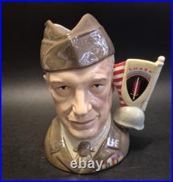 Royal Doulton Character Jug General Dwight Eisenhower D6937 LTD ed. COA, Mint
