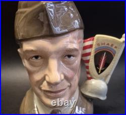 Royal Doulton Character Jug General Dwight Eisenhower D6937 LTD ed. COA, Mint