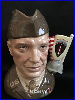 Royal Doulton Character Jug-General Eisenhower D6937-Great Generals-LTD 59/1000