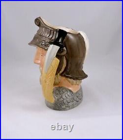 Royal Doulton Character Jug Gladiator D6550 Large 7.75 Dagger & Shield handle