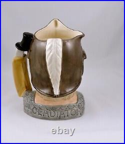 Royal Doulton Character Jug Gladiator D6550 Large 7.75 Dagger & Shield handle