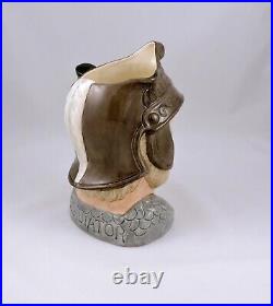 Royal Doulton Character Jug Gladiator D6550 Large 7.75 Dagger & Shield handle