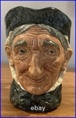 Royal Doulton Character Jug Granny Toothless D5521 Large 1940s Logo Only