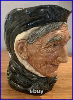 Royal Doulton Character Jug Granny Toothless D5521 Large 1940s Logo Only